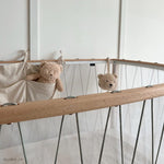 CHARLIE CRANE - Lit Kimi 120 Avec Matelas En Mousse + Surmatelas + Lacets Lichen