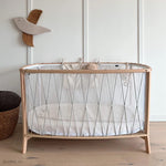 CHARLIE CRANE - Lit Kimi 120 Avec Matelas En Mousse + Surmatelas + Lacets Lichen