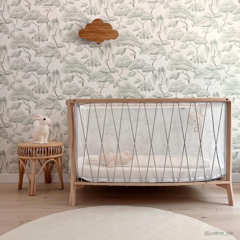CHARLIE CRANE - Lit Kimi 120 Avec Matelas En Mousse + Surmatelas + Lacets Lichen