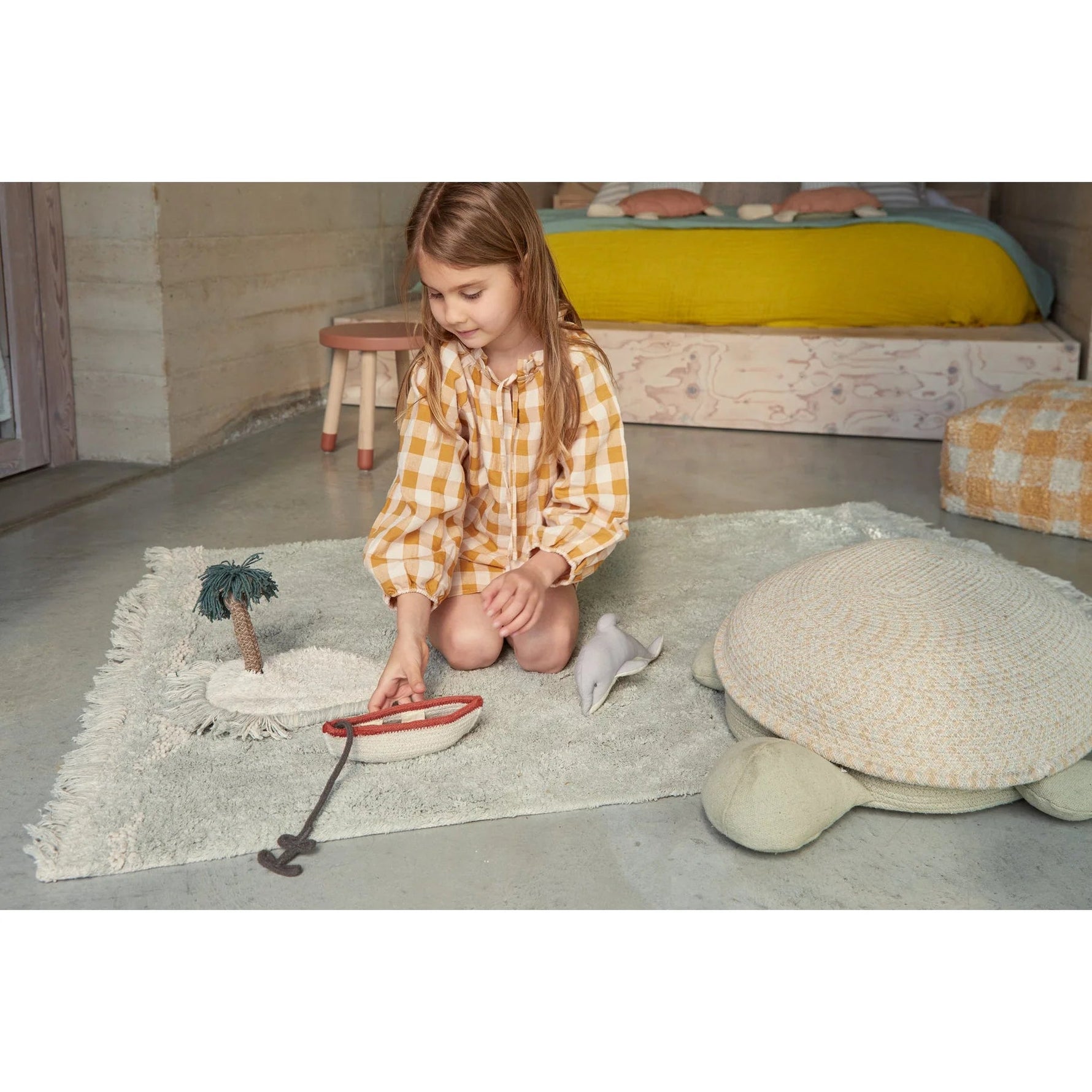 LORENA CANALS - Tapis De Jeux Lavable - Waves 90 X 130 cm