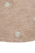 LORENA CANALS - Tapis Lavable Rond Dot Rose