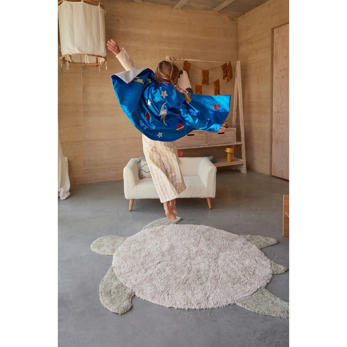LORENA CANALS - Tapis Lavable Tortue De Mer 110 X 130 Cm