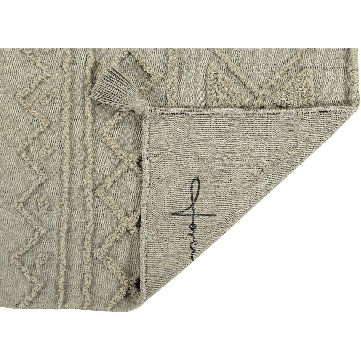 LORENA CANALS - Tapis Lavable Tribu Olive 200 X 300 cm