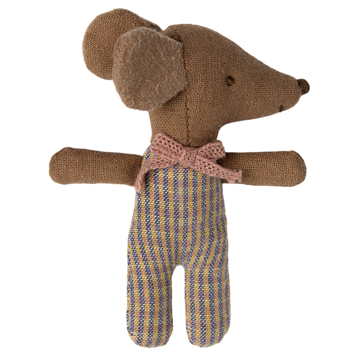 MAILEG - Souris Bébé "Sleepy Wakey" Dans Sa Boîte - Rose