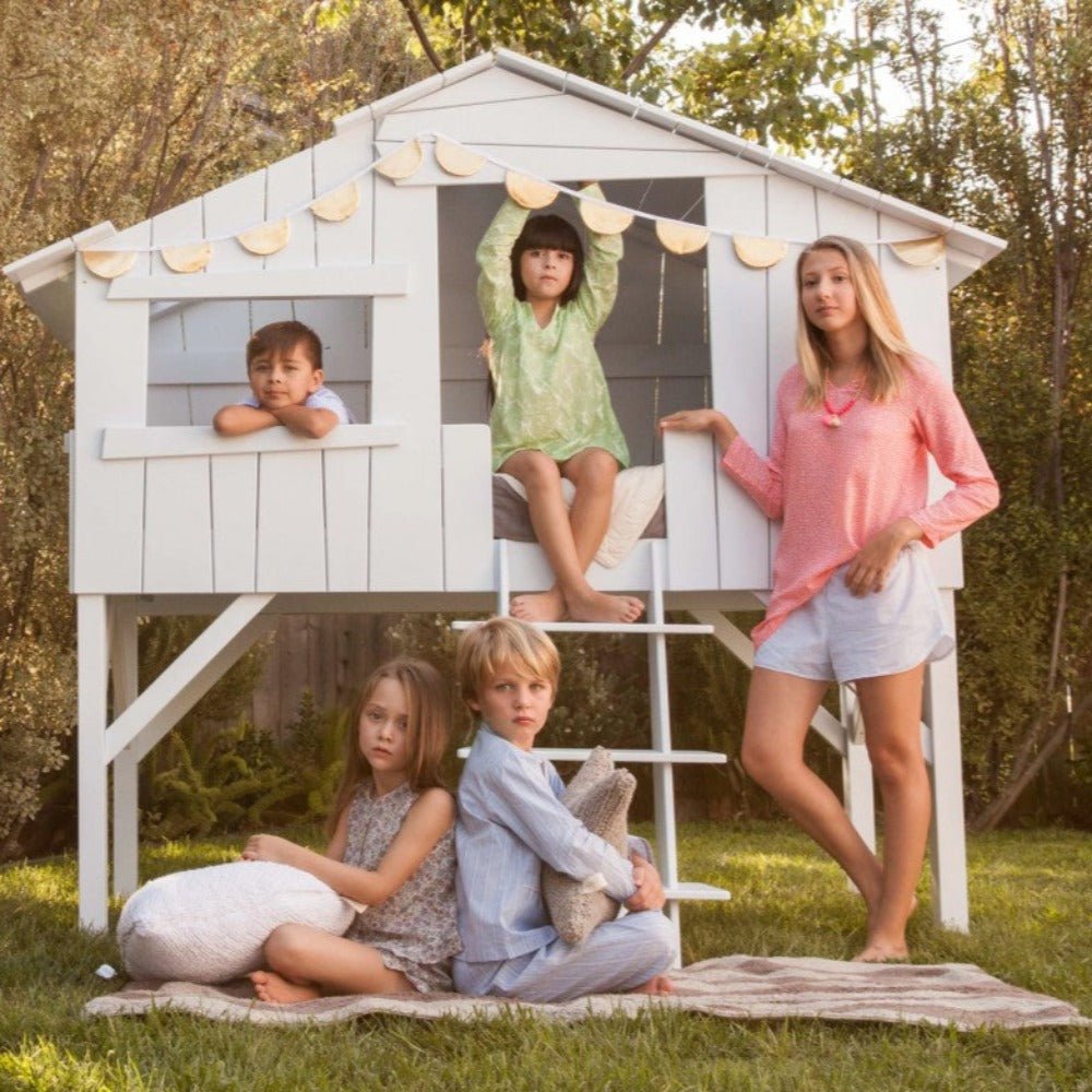 MATHY BY BOLS - Lit Cabane Simple 90 X 190 Cm (MDF+SAPIN)