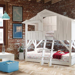 MATHY BY BOLS - Lit Cabane Superposé 90 X 190 Cm