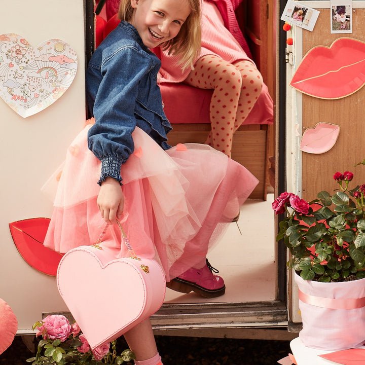 MERI MERI - Lot De 2 Valises Cœurs - Set De 2