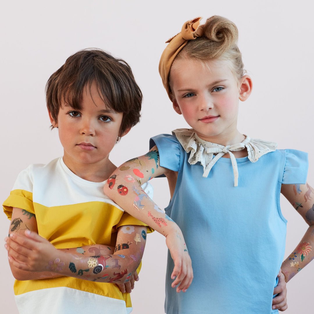 MERI MERI - Set De 2 Grandes Planches Tattoos Princesses Magiques
