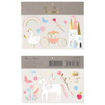 MERI MERI - Set De 2 Grandes Planches Tattoos Princesses Magiques