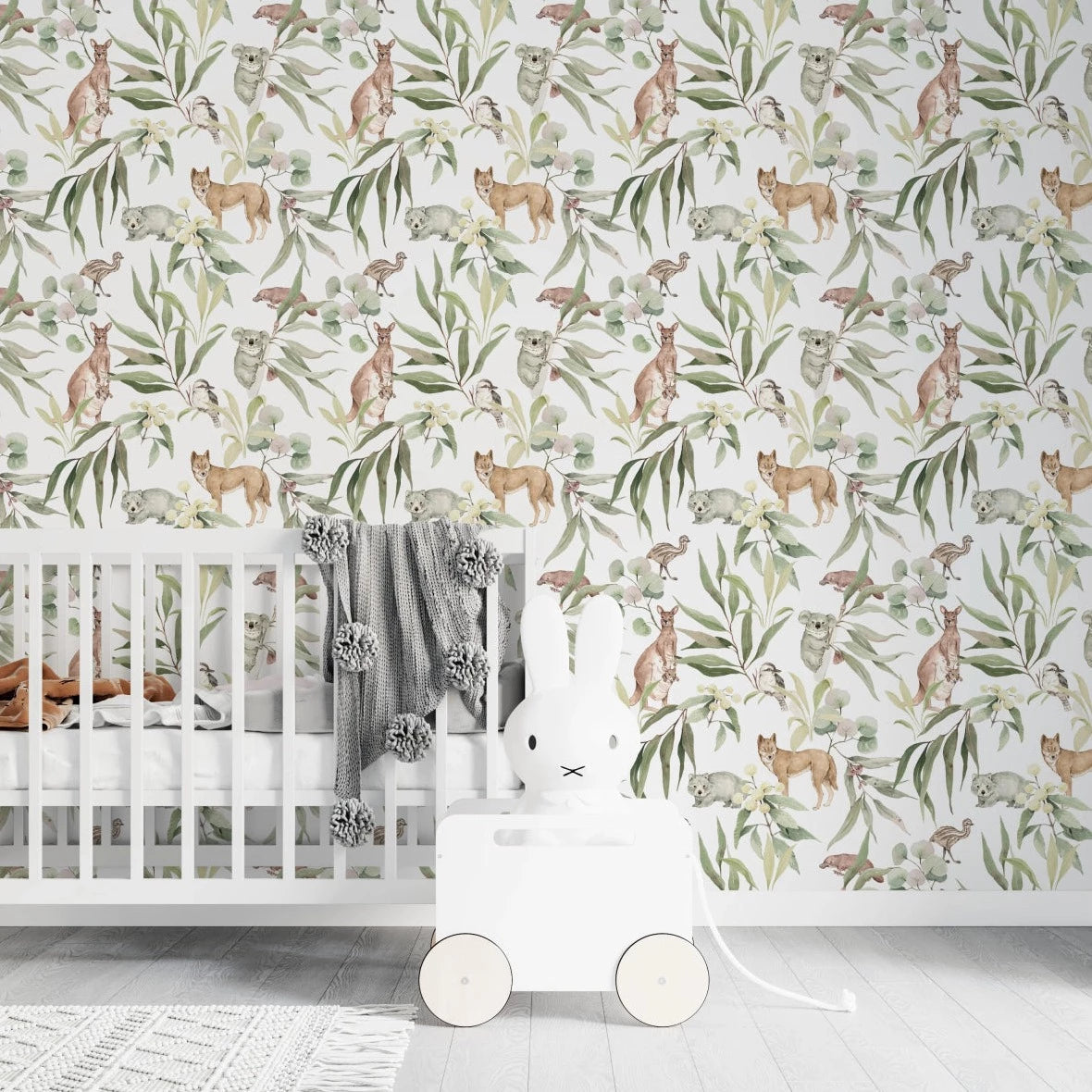MUNKS & ME - Papier Peint Chambre Enfant à Motif Répété - Animal D'australie