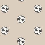 MUNKS & ME - Papier Peint Chambre Enfant à Motif Répété - Ballons De Football