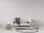 MUNKS & ME - Papier Peint Chambre Enfant à Motif Répété - Beach Vibes | Bleu