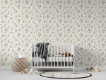 MUNKS & ME - Papier Peint Chambre Enfant à Motif Répété - Flamant Rose En Bord De Mer