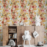 MUNKS & ME - Papier Peint Chambre Enfant à Motif Répété - Floral Blairs