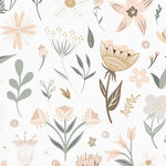 MUNKS & ME - Papier Peint Chambre Enfant à Motif Répété - Floral Millie