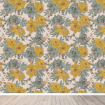 MUNKS & ME - Papier Peint Chambre Enfant à Motif Répété - Floral Wanda