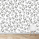 MUNKS & ME - Papier Peint Chambre Enfant à Motif Répété - Hallie Leopard - Noir
