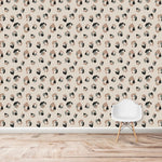 MUNKS & ME - Papier Peint Chambre Enfant à Motif Répété - Imprimé Léopard Yara
