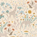 MUNKS & ME - Papier Peint Chambre Enfant à Motif Répété - Mils Menagerie - Rose