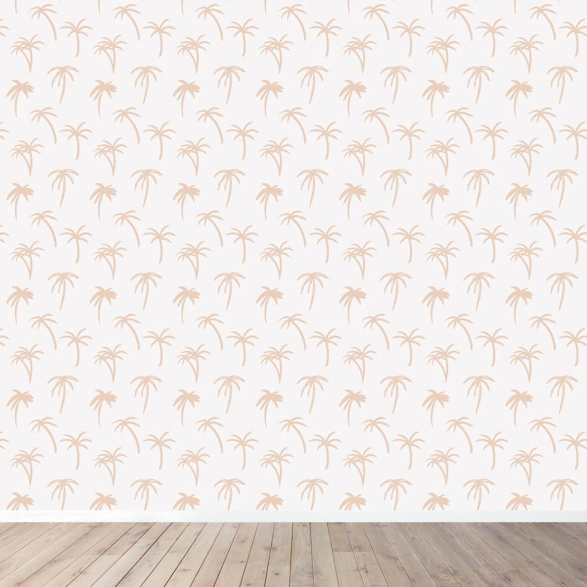 MUNKS & ME - Papier Peint Chambre Enfant à Motif Répété - Noa Palme Tropicale - Rose