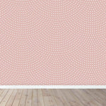 MUNKS & ME - Papier Peint Chambre Enfant à Motif Répété - Pétoncle | Rose