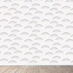 MUNKS & ME - Papier Peint Chambre Enfant à Motif Répété - Rainbow Wave | Marine