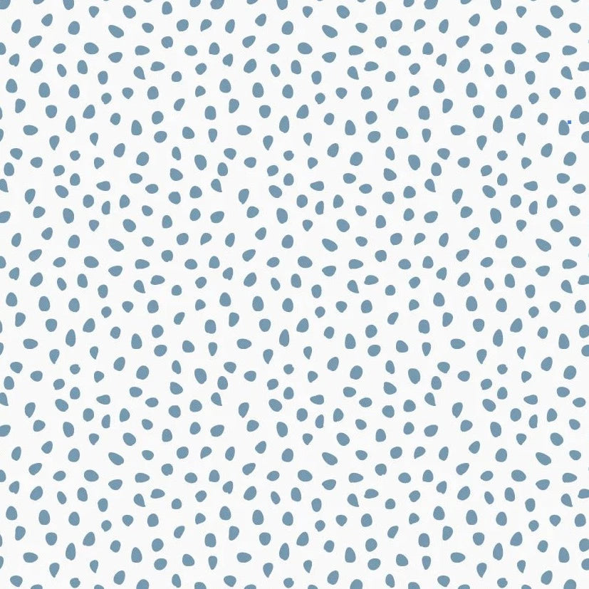 MUNKS & ME - Papier Peint Chambre Enfant à Motif Répété - Saupoudrer - Bleu
