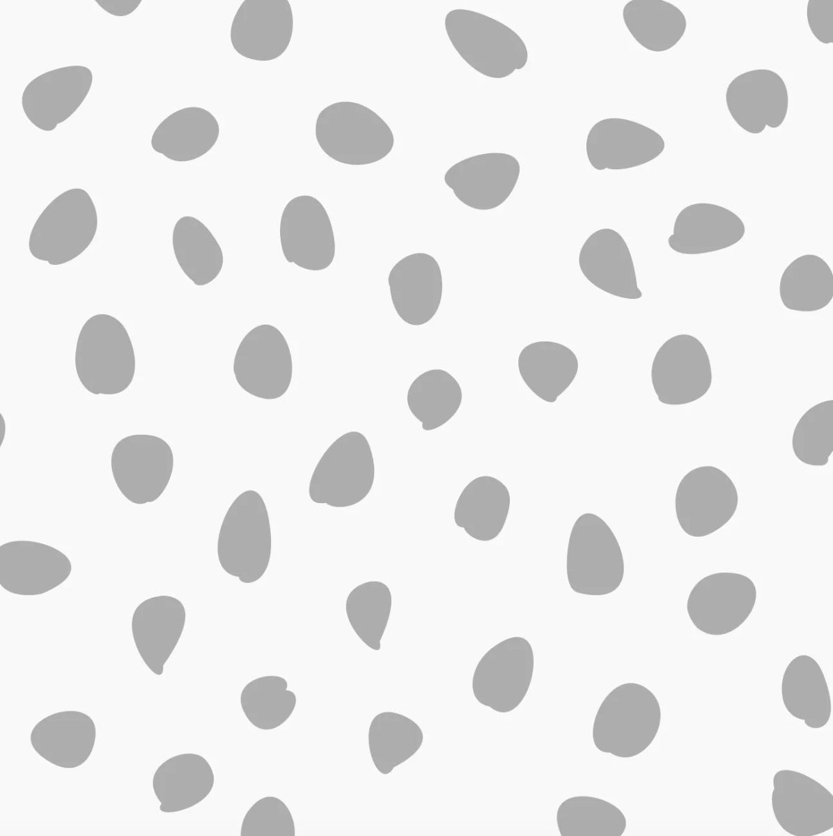 MUNKS & ME - Papier Peint Chambre Enfant à Motif Répété - Saupoudrer - Gris