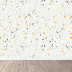 MUNKS & ME - Papier Peint Chambre Enfant à Motif Répété - Terrazzo | Jaune
