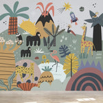 MUNKS & ME - Papier Peint Chambre Enfant Amis Merveilleux