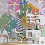 MUNKS & ME - Papier Peint Chambre Enfant Jardin D'été Margot