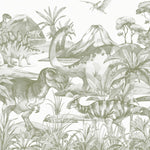 MUNKS & ME - Papier Peint Chambre Enfant Monde Des Dinosaures
