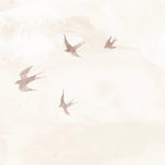 MUNKS & ME - Papier Peint Chambre Enfant Opales Ciel Oiseaux Sable
