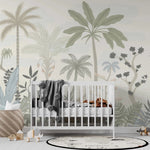MUNKS & ME - Papier Peint Chambre Enfant Palmier Merveille Naturelle