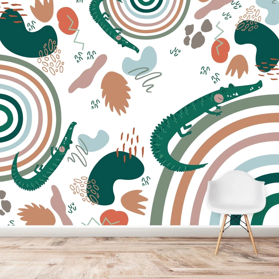 MUNKS & ME - Papier Peint Chambre Enfant Quoi De Neuf Croc