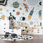 MUNKS & ME - Papier Peint Chambre Enfant Vers La Lune