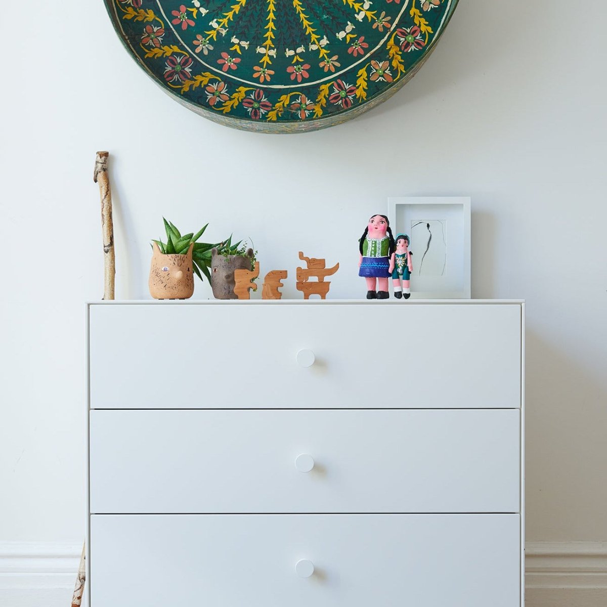 OEUF NYC - Commode Merlin 3 Tiroirs Classic - Blanc