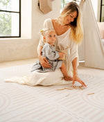 TODDLEKIND - Tapis de Jeu Bébé - Linear Linen