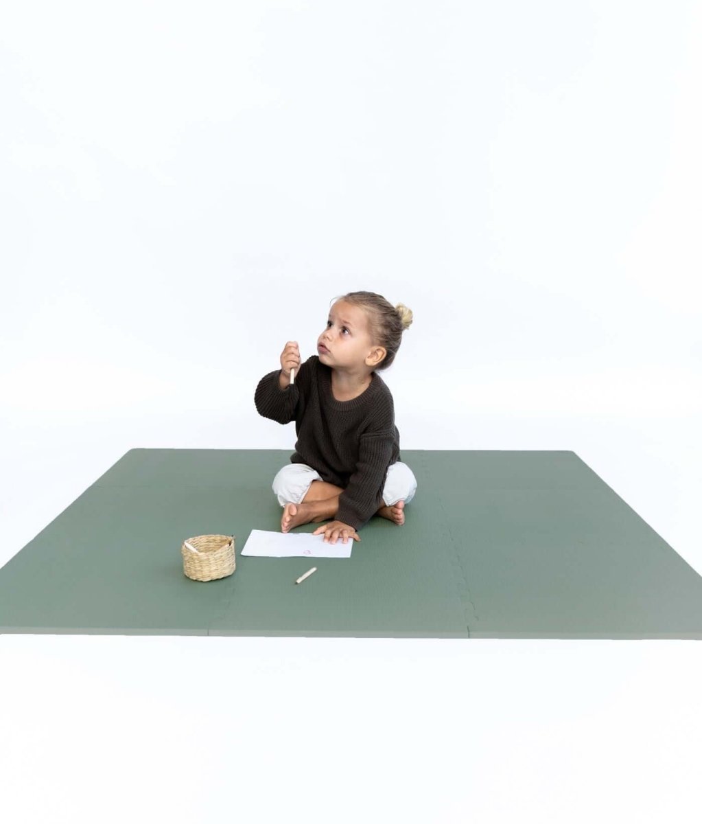 TODDLEKIND - Tapis de Jeu Bébé Puzzle Classique - Moss