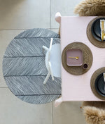 TODDLEKIND - Tapis Protège Sol Rond SPLAT MAT | Sandy Lines - Anchor