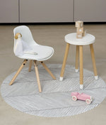 TODDLEKIND - Tapis Protège Sol Rond SPLAT MAT | Sandy Lines - Stone