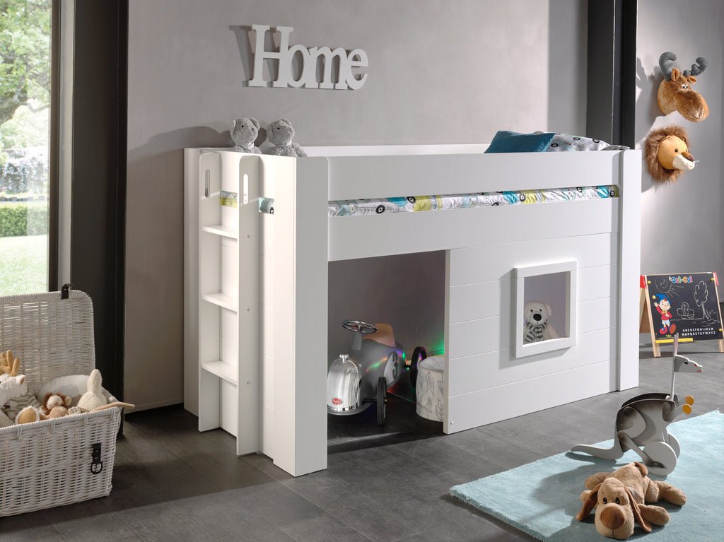 VIPACK - Lit Mezzanine Mi - Hauteur NOAH 90 X 200 Cm
