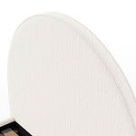 VIPACK - Lit Lune 90 X 200 Cm Blanc Boucle