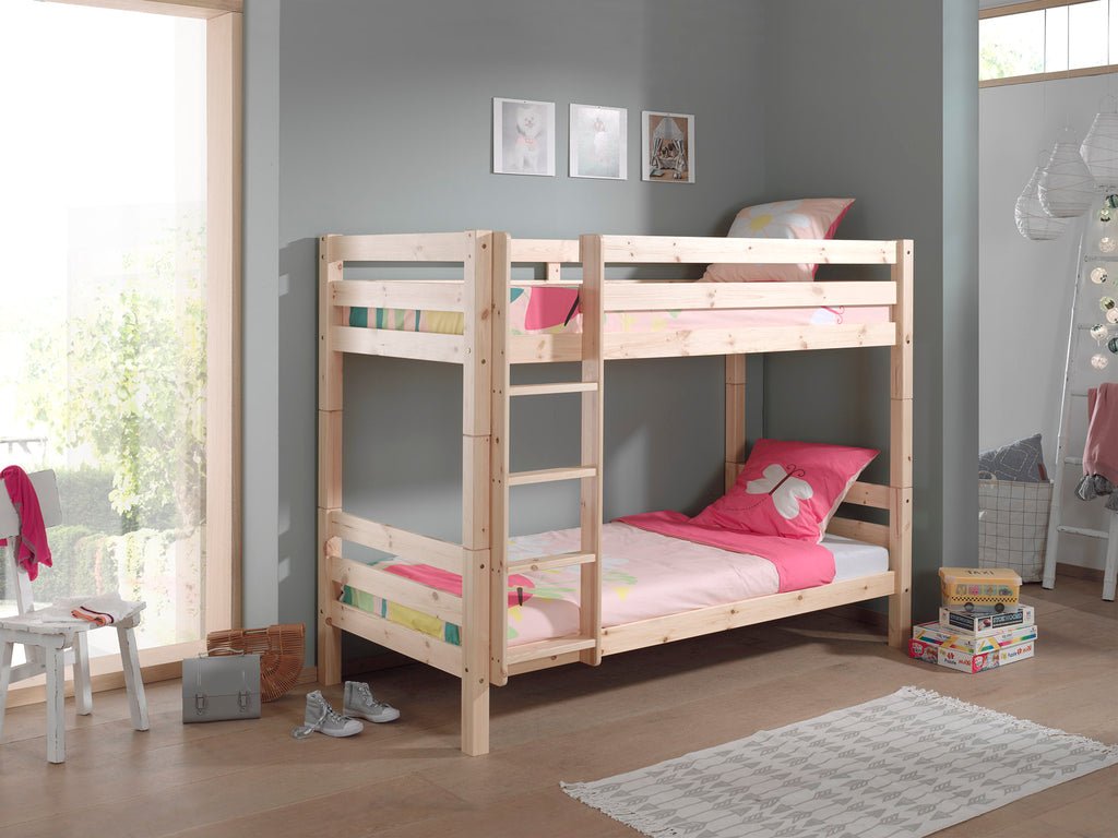 VIPACK - Lit Superposé (H 160xm) PINO 90 x 200 cm Naturel